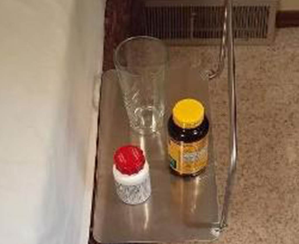 Slide and Hide Cover Keeper and Keep Medications next to the bed