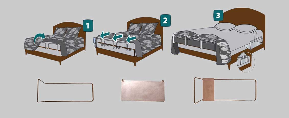 Slide and Hide Cover Keeper Retractable Tray Bundle